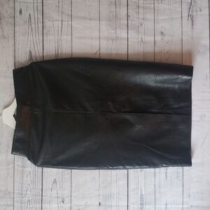 Babaton Faux leather skirt size 6